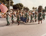 Girl scouts in Boynton Beach holiday parade, 1982