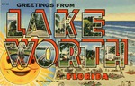 Greetings from Lake Worth Florida, c.
