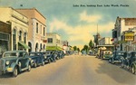 [1940/1945] Lake Avenue looking east, Lake Worth Florida, c. 1945