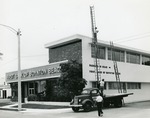 Hanging signs on the First Bank of Boynton Beach, c. 1963