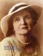 [1930/1939] Minnie Paulle, President of the Boynton Woman's Club, c. 1937