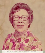 Hazel Hill, President of the Boynton Woman's Club, c. 1972
