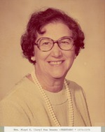 Lucy Van Deusen, President of the Boynton Woman's Club, c. 1974
