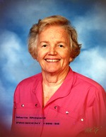 Marie Shepard, President of the Boynton Woman's Club, c. 1986