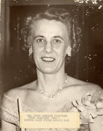 Winifred Sherratt, President of the Boynton Beach Junior Woman's Club, c. 1953