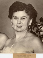 Evelyn Mekoski, President of the Boynton Beach Junior Woman's Club, c. 1956