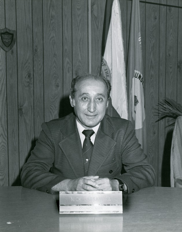 Nick Cassandra, former mayor of Boynton Beach, Florida, c. 1985