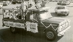 Little league champs team parade float, 1974