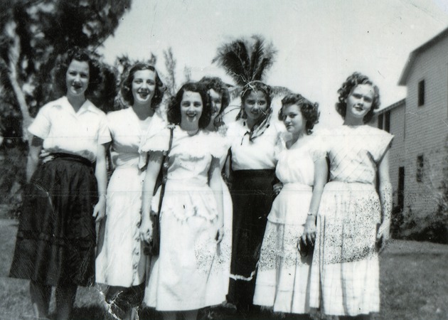 Group of young women, c. 1945