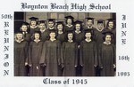 Boynton High School class photo, 1945