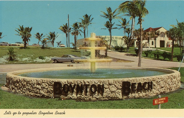 Let's go to popular Boynton Beach, c. 1960