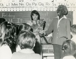 Lion Country Safari visits Boynton Beach Elementary school first graders, 1976-1977