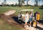 Two women on golf course, c. 1987