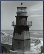 [1955] Tortugas Harbor, Fort Jefferson Lighthouse