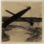 [1913] Bucket Dredge Digging a Canal in the Everglades