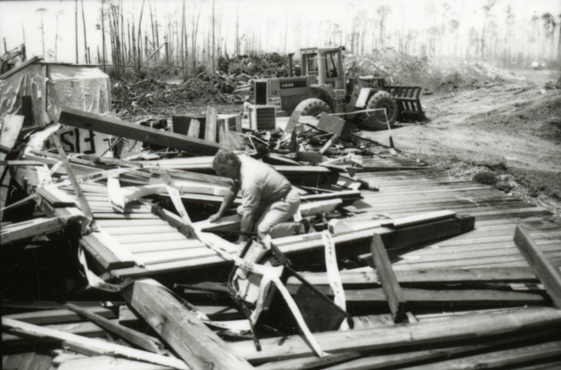 Florida Pioneer Museum after Hurricane Andrew