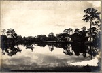 [1896-01-02] Stranahan Camp, New River, Fla. Prof. Papinoe in Boat