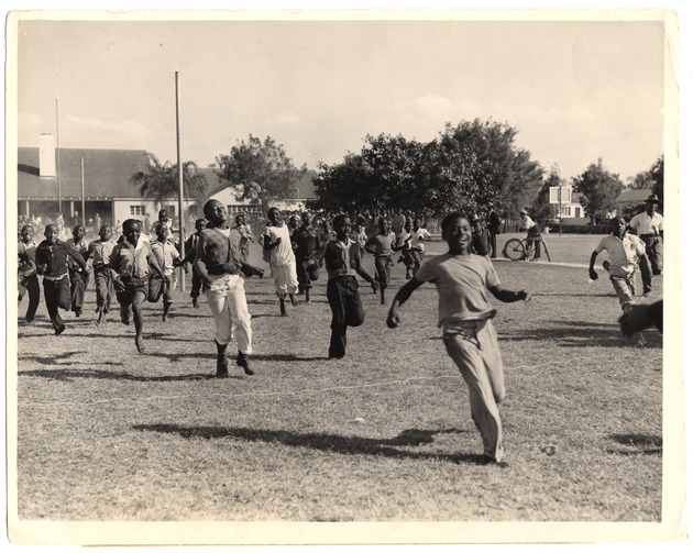 Children Running a Foot Race