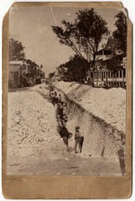 [1890] Miami Avenue Sewer Ditch being Dug