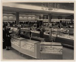 Jewelry Counters, Customers, and Sales Woman at Burdines (Miami Beach, Fla.)