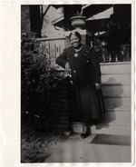 [1945] Annie M. Coleman outside her Home, Miami, Fla.