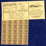 [1945] Fuel Oil Ration - Identification Folder,