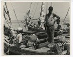 [1941] Haitian Vendors on a Sailboat