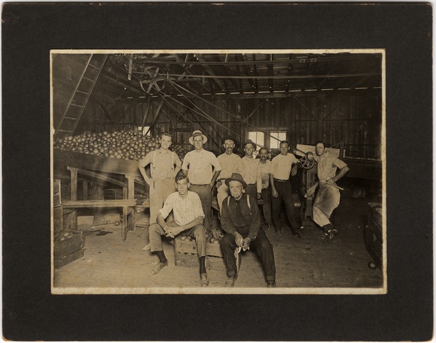 Interior of Jaudon Bros. Packing House