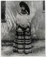 Mickie Tiger Clay in Seminole Dress