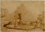 [1909] Soldiers in Front of Sleeping Tent