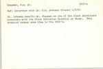 [1897/1988] Dade County doctors, biographical index card file, C
