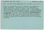 [1905/1981] Dade County doctors, biographical index card file, L