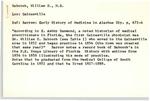 [1699/1972] Florida physicians, biographical index card file, B
