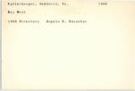 [1700/1981] Florida physicians, biographical index card file, K