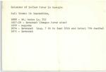 Yellow fever, miscellaneous bibliography index card file