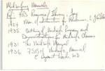 Midwifery, miscellaneous bibliography index card file
