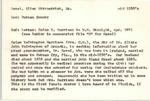 Women doctors, miscellaneous bibliography index card file