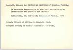 Florida medical history bibleography index card file, C