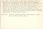 Florida medical history bibleography index card file, I