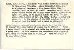 Florida medical history bibleography index card file, S