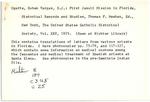 Florida medical history bibleography index card file, U