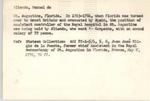 [1500/1800] Biographical, Spanish rule master chronological index card file