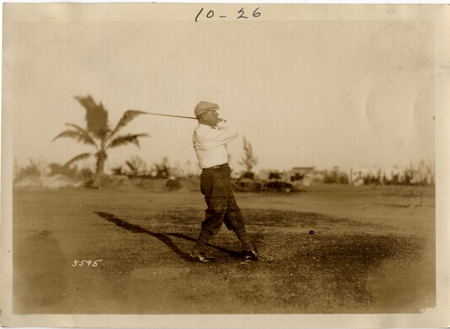 Governor James M. Cox Playing Golf