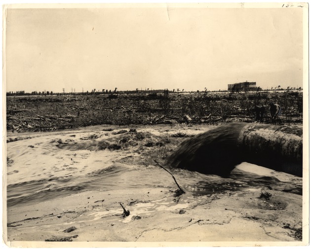 Filling the Polo Fields While the Nautilus Hotel Was Being Built