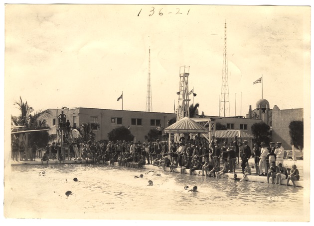 Swimmers at Miami Beach Baths (Miami Beach, Fla.)
