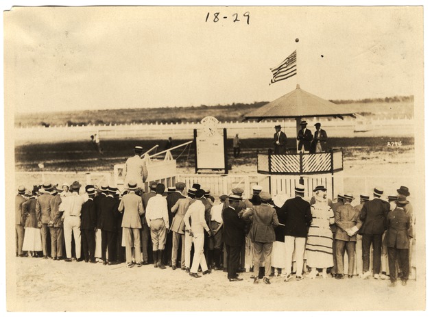 Spectators and Officials at Smith's Dog Track