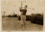 Johnny Farrel Playing Golf