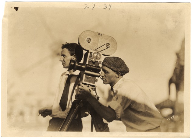 Men with Motion Picture Camera (Miami Beach, Fla.)