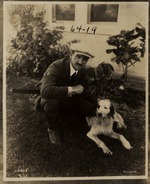 Glenn Curtiss and Dog
