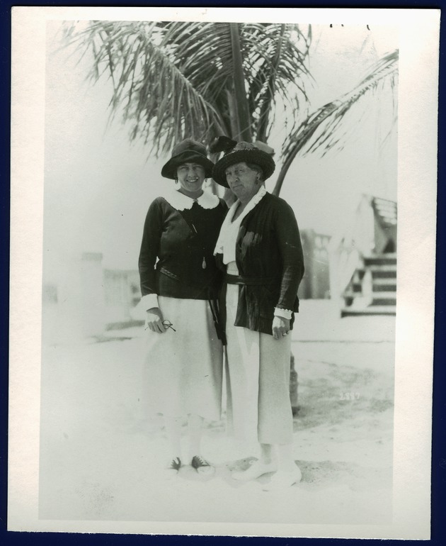 Mrs. Carl G. Fisher and Mrs. Ida M. Fisher